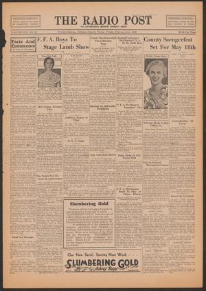 The Radio Post (Fredericksburg, Tex.), Vol. 13, No. 22, Ed. 1 Friday, February 8, 1935