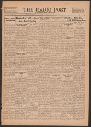 The Radio Post (Fredericksburg, Tex.), Vol. 14, No. 13, Ed. 1 Friday, December 6, 1935