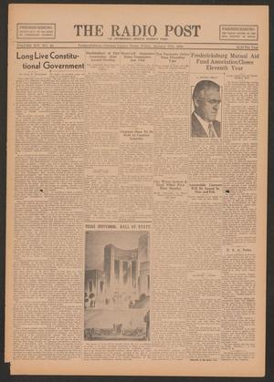 The Radio Post (Fredericksburg, Tex.), Vol. 14, No. 19, Ed. 1 Friday, January 17, 1936