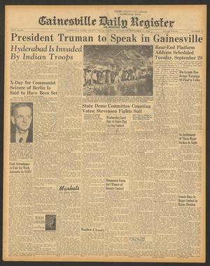 Gainesville Daily Register and Messenger (Gainesville, Tex.), Vol. 59, No. 13, Ed. 1 Monday, September 13, 1948