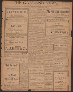 Primary view of object titled 'The Garland News. (Garland, Tex.), Vol. 17, No. 34, Ed. 1 Friday, December 4, 1903'.
