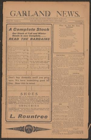 Garland News. (Garland, Tex.), Vol. 19, No. 24, Ed. 1 Friday, September 22, 1905