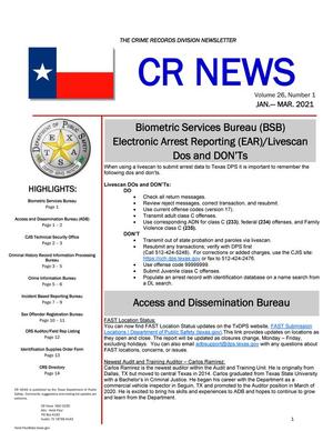 CR News, Volume 26, Number 1, January-March 2021