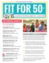 Thumbnail image of item number 1 in: 'Fit For 50+, Catalog for Denton Senior Center: June 2018'.