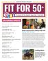 Thumbnail image of item number 1 in: 'Fit For 50+, Catalog for Denton Senior Center: Fall 2018'.