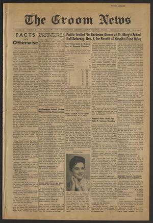 The Groom News (Groom, Tex.), Vol. 33, No. 36, Ed. 1 Thursday, November 6, 1958