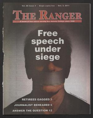The Ranger (San Antonio, Tex.), Vol. 86, No. 4, Ed. 1 Monday, October 3, 2011