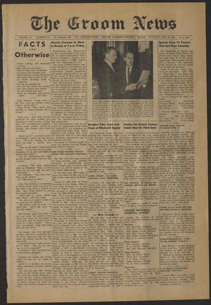 The Groom News (Groom, Tex.), Vol. 35, No. 52, Ed. 1 Thursday, February 23, 1961