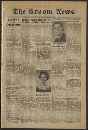The Groom News (Groom, Tex.), Vol. 37, No. 6, Ed. 1 Thursday, April 5, 1962