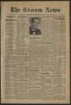 The Groom News (Groom, Tex.), Vol. 37, No. 35, Ed. 1 Thursday, October 18, 1962