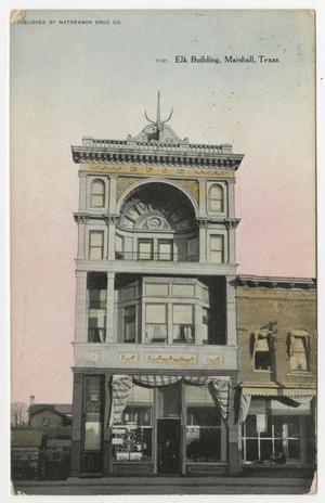Primary view of object titled 'Elk Building, Marshall, Texas'.