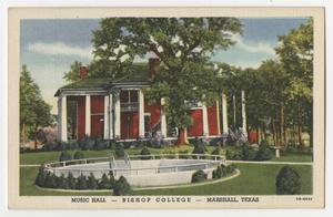 Primary view of object titled 'Music Hall, Bishop College, Marshall, Texas'.