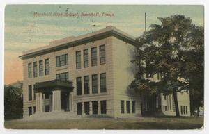 Primary view of object titled 'Marshall High School, Marshall, Texas'.