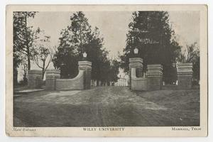 Main Entrance, Wiley University, Marshall, Texas