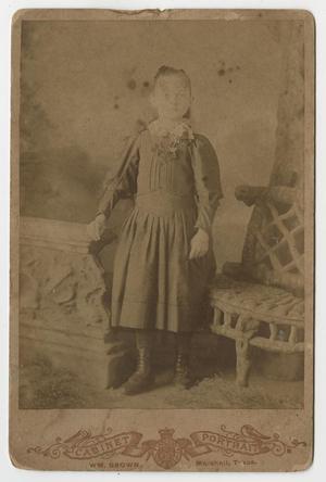 [Portrait of Mary McAlister at Age 8, Marshall, Texas]