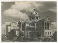 Photograph: [Harrison County Courthouse and Hotel Marshall, 1930s]
