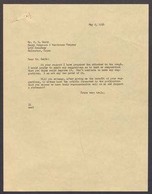 [Letter from I. H. Kempner to W. H. Smith, May 2, 1956]