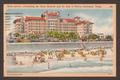 Primary view of [Postcard of the Hotel Galvez, Galveston, Texas, March 25, 1957]