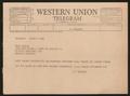 Primary view of [Telegram from I. H. Kempner to Fred Gurley, March 4, 1957]