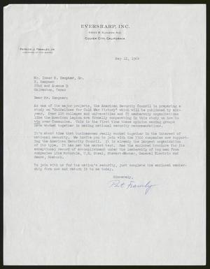 Primary view of object titled '[Letter from Isaac H. Kempner to Patrick Frawley, Jr., May 11, 1964]'.