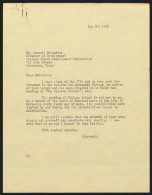 [Letter from Isaac H. Kempner to Russell DeCoudres, May 29, 1963]