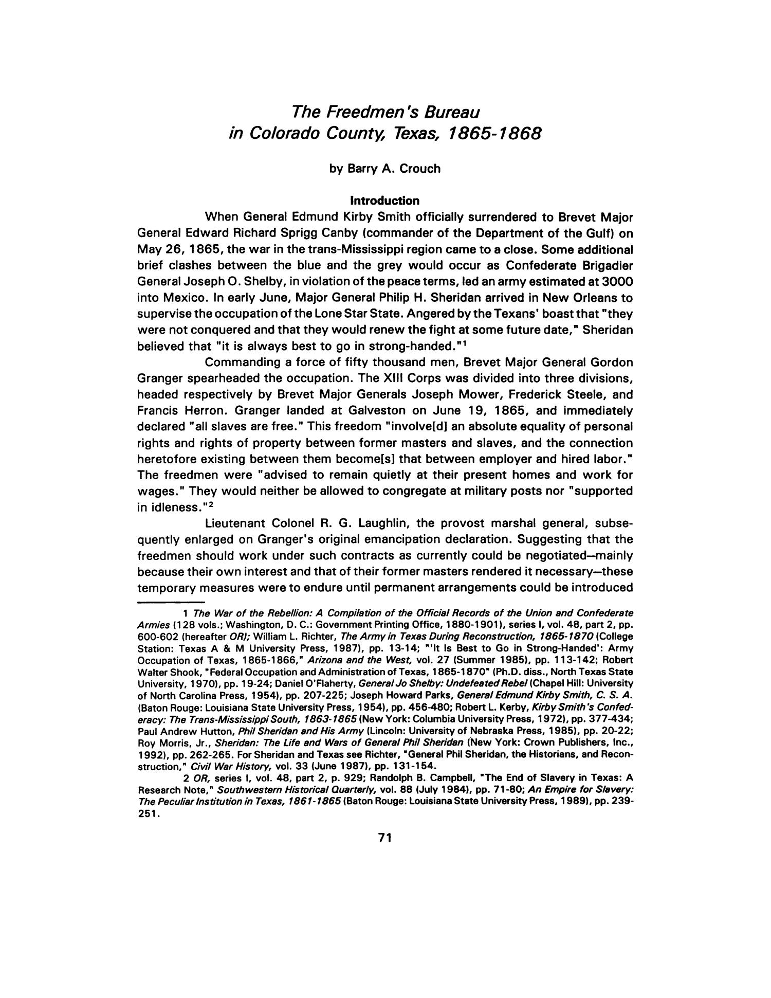 Nesbitt Memorial Library Journal, Volume 5, Number 2, May 1995
                                                
                                                    71
                                                
