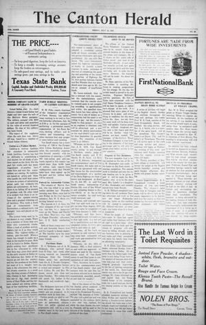 The Canton Herald (Canton, Tex.), Vol. 39, No. 28, Ed. 1 Friday, July 15, 1921