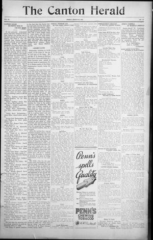 The Canton Herald (Canton, Tex.), Vol. 40, No. 12, Ed. 1 Friday, March 24, 1922