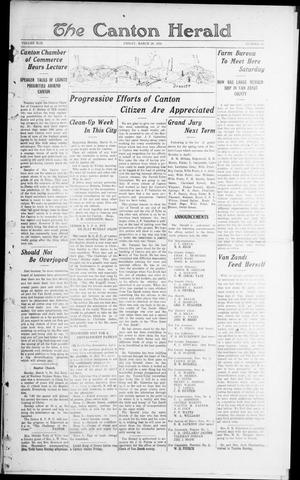 The Canton Herald (Canton, Tex.), Vol. 42, No. 13, Ed. 1 Friday, March 28, 1924