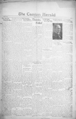 The Canton Herald (Canton, Tex.), Vol. 43, No. 2, Ed. 1 Friday, January 9, 1925