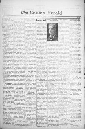 The Canton Herald (Canton, Tex.), Vol. 43, No. 12, Ed. 1 Friday, March 20, 1925