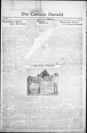 The Canton Herald (Canton, Tex.), Vol. 43, No. 38, Ed. 1 Friday, September 18, 1925