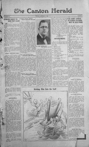 The Canton Herald (Canton, Tex.), Vol. 54, No. 1, Ed. 1 Friday, January 1, 1932
