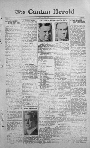 The Canton Herald (Canton, Tex.), Vol. 50, No. 2, Ed. 1 Friday, January 8, 1932