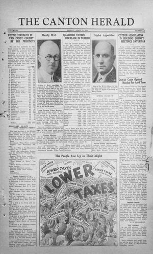 The Canton Herald (Canton, Tex.), Vol. 50, No. 15, Ed. 1 Friday, April 8, 1932