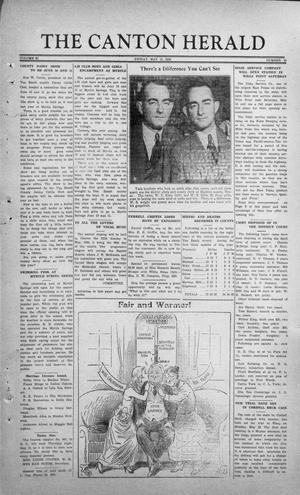 The Canton Herald (Canton, Tex.), Vol. 50, No. 20, Ed. 1 Friday, May 13, 1932