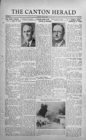The Canton Herald (Canton, Tex.), Vol. 50, No. 21, Ed. 1 Friday, May 20, 1932