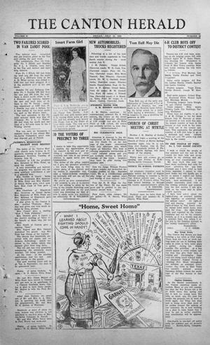 The Canton Herald (Canton, Tex.), Vol. 50, No. 29, Ed. 1 Friday, July 15, 1932