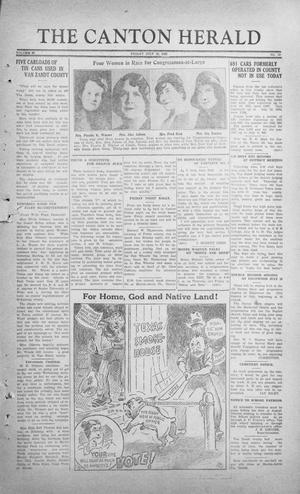 The Canton Herald (Canton, Tex.), Vol. 50, No. 30, Ed. 1 Friday, July 22, 1932