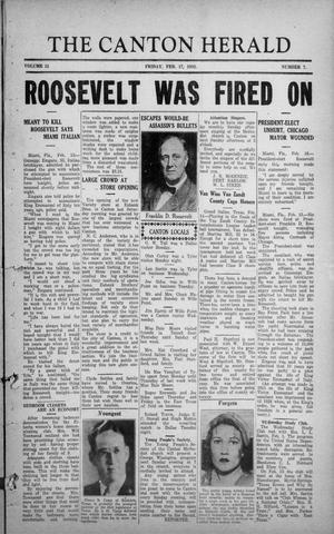 The Canton Herald (Canton, Tex.), Vol. 51, No. 7, Ed. 1 Friday, February 17, 1933