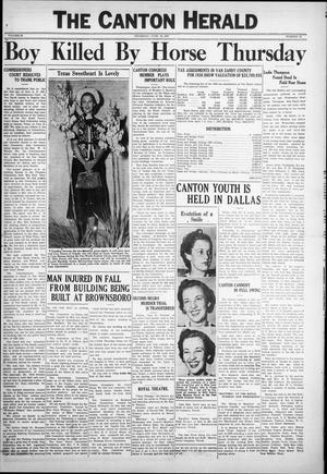 The Canton Herald (Canton, Tex.), Vol. 55, No. 25, Ed. 1 Thursday, June 24, 1937