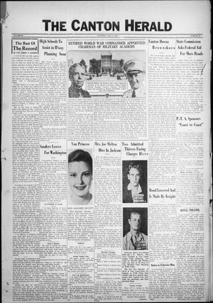 The Canton Herald (Canton, Tex.), Vol. 55, No. 45, Ed. 1 Thursday, November 11, 1937