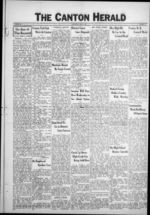 The Canton Herald (Canton, Tex.), Vol. 56, No. 7, Ed. 1 Thursday, February 17, 1938