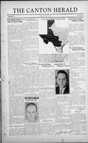 The Canton Herald (Canton, Tex.), Vol. 52, No. 27, Ed. 1 Friday, July 6, 1934