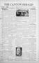 Thumbnail image of item number 1 in: 'The Canton Herald (Canton, Tex.), Vol. 52, No. 47, Ed. 1 Friday, November 23, 1934'.