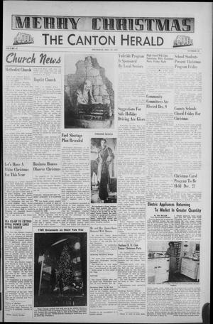 The Canton Herald (Canton, Tex.), Vol. 65, No. 52, Ed. 1 Thursday, December 25, 1947