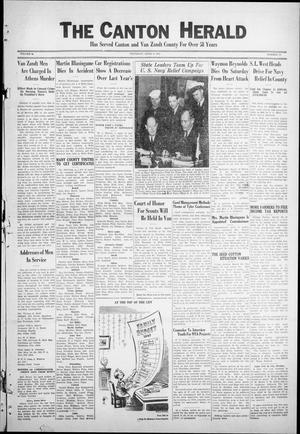 Primary view of object titled 'The Canton Herald (Canton, Tex.), Vol. 60, No. 15, Ed. 1 Thursday, April 9, 1942'.