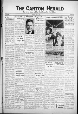 The Canton Herald (Canton, Tex.), Vol. 60, No. 22, Ed. 1 Thursday, May 28, 1942