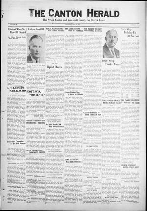 The Canton Herald (Canton, Tex.), Vol. 60, No. 31, Ed. 1 Thursday, July 30, 1942