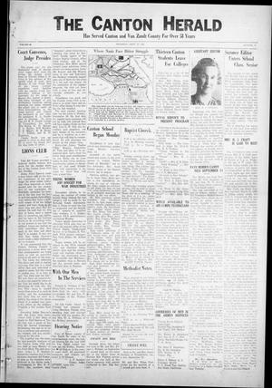 The Canton Herald (Canton, Tex.), Vol. 60, No. 38, Ed. 1 Thursday, September 17, 1942